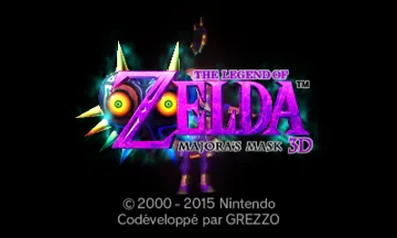 The Legend Of Zelda Majoras Mask 3D ( Usa) screen shot title